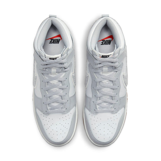 Nike Dunk High 'Chenille Swoosh - Light Smoke Grey' DR8805-003