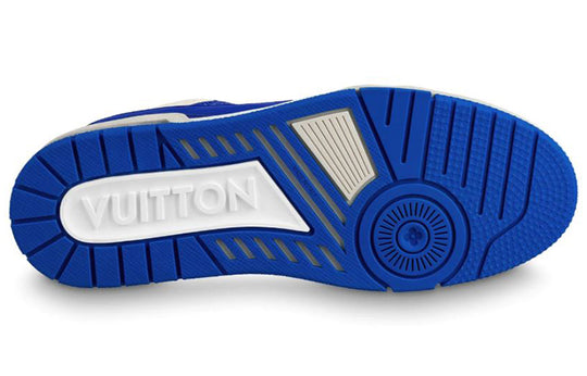 LOUIS VUITTON Trainer Sneakers 'White Blue' 1A813N