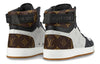 LOUIS VUITTON Rivoli Sneaker Boots 'Patched White Monogram' 1A44VR