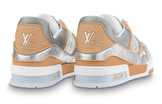 LOUIS VUITTON LV Trainers 'Silver with Orange' 1A996D