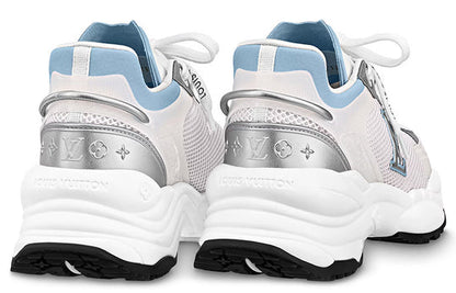 (WMNS) LOUIS VUITTON Run 55 Sneakers 'White Blue' 1ABVII