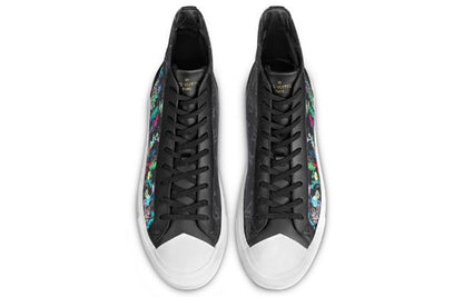 LOUIS VUITTON Tattoo Ankle Sneakers 'Black Monogram with Garden' 1A7R2A