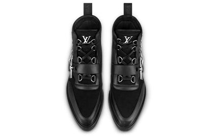 LOUIS VUITTON LV Creeper Ankle Boots 'Black' 1A54C6