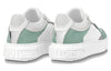 (WMNS) LOUIS VUITTON Time Out Sneakers 'White Mini Monogram with Green Grey' 1ABUTD