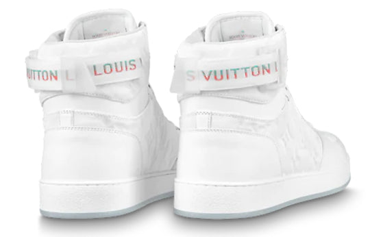 LOUIS VUITTON Rivoli Ankle Sneakers 'White Monogram' 1A8K2D