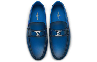 LOUIS VUITTON Hockenheim Moccasin Shoes 'Blue' 1A5UUA