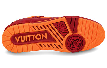 LOUIS VUITTON Trainers 'Orange Monogram with Red' 1A8WDZ