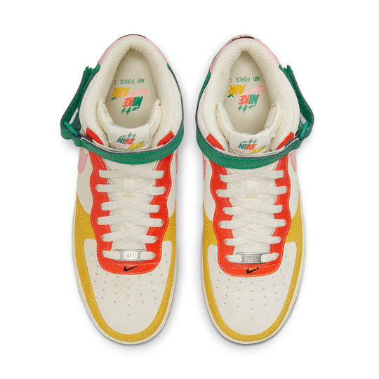 Nike Air Force 1 Mid 'Vivid Sulfur Rush Orange' DR0158-100