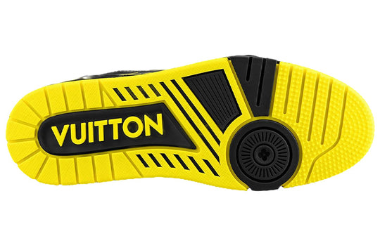 LOUIS VUITTON Trainers 'Black Yellow Silver' 1A9JTM