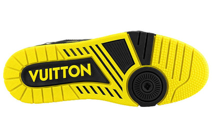 LOUIS VUITTON Trainers 'Black Yellow Silver' 1A9JTM