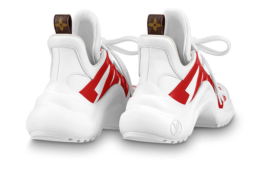 (WMNS) LOUIS VUITTON LV Archlight Sneakers 'White Red' 1A9D4E