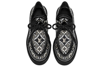 (WMNS) LOUIS VUITTON LV Beaubourg Loafers 'Black' 1A8D3E
