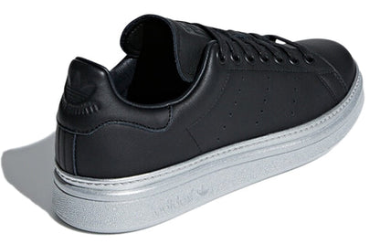 (WMNS) adidas originals Stan Smith New Bold 'Black Gray' AQ1111