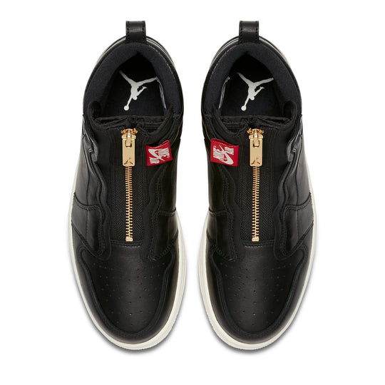 (WMNS) Air Jordan 1 Retro High Zip 'Black Sail' AQ3742-016