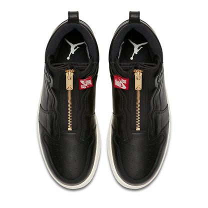 (WMNS) Air Jordan 1 Retro High Zip 'Black Sail' AQ3742-016