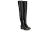 (WMNS) LOUIS VUITTON Madeleine High Top Logo Boots 'Black' 1A5LSV