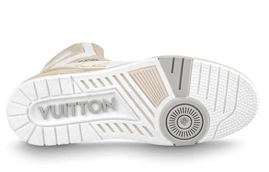 LOUIS VUITTON Trainer Ankle Sneakers 'Beige' 1A7P27