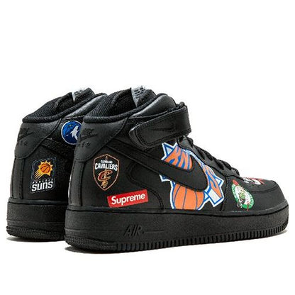 Nike x Supreme x NBA Air Force 1 Mid 07 'Black' AQ8017-001