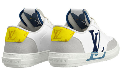 LOUIS VUITTON LV Charlie Sneakers 'Blue Yellow' 1A9JLR