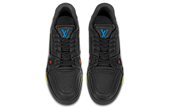 LOUIS VUITTON Trainer 'Black Leather' 1A8ZQ9