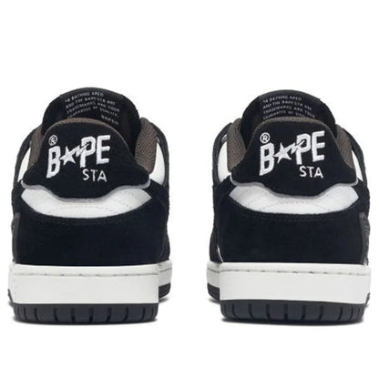 A Bathing Ape SK8 Sta #5 'Black White' 0ZXSHM191057LBKA