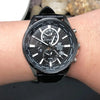 CASIOQuartz Waterproof EDIFICE Sapphire Crystal Solar Powered Mens Black Analog