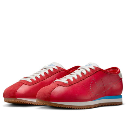 Nike(WMNS)  Cortez Leather 'University Red Blue Perforated Swoosh'