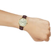 CASIOQuartz Waterproof Brown Analog