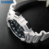 CASIOWaterproof Sports Solar Powered Mens BlackWhite Analog