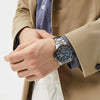 CASIOMen's  Chain Blue quartz Mens Black Analog