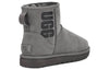 UGG(WMNS)  Classic Mini UGG Rubber Logo 'Grey'