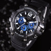 CASIOWaterproof Sports Quartz Mens Black Analog