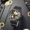 CASIOWaterproof Sports Quartz Mens Black/Gold Analog
