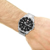 CASIOStainless Steel Strap Unisex Mens Black Analog