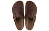 BirkenstockBoston Bold Leather Narrow Fit 'Roast'