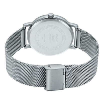 CASIOQuartz Waterproof Mens Silver Analog