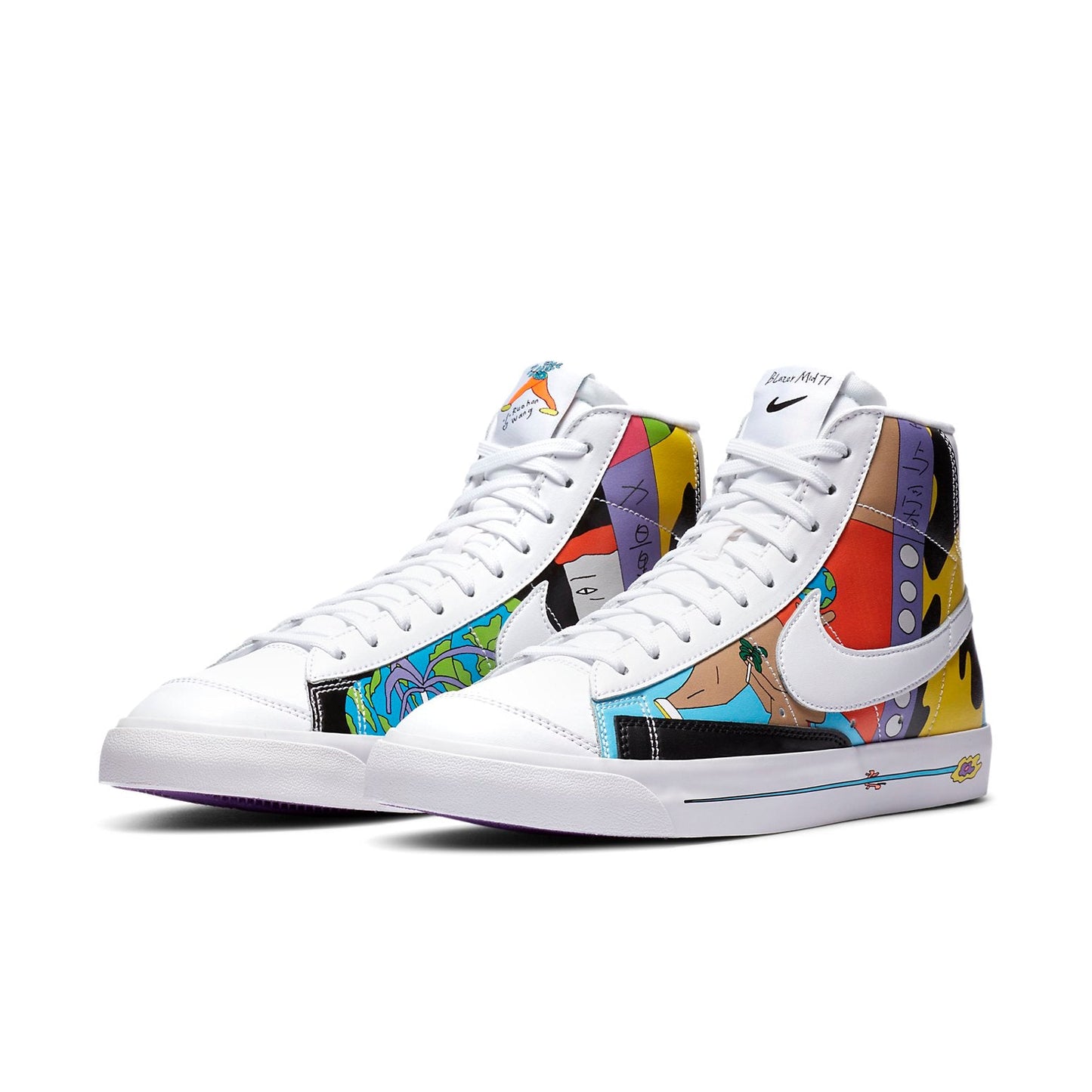 Nikex Blazer Mid 77 Flyleather 'White'