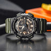 CASIOG Shock Sports Waterproof Mens BlackGreen Analog/Digital Combo