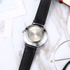 CASIOLeather Band Waterproof Quartz Black Analog