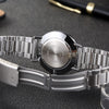 CASIOWaterproof Stainless Steel Silver Quartz Unisex Mens White Analog