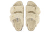 BirkenstockArizona Big Buckle Shearling Narrow Fit 'Teddy Eggshell'