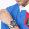 CASIOWaterproof Sports Mens SilverBlack Digital