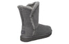 UGG(WMNS)  Classic Short Fluff High-Low Fleece Lined Gray