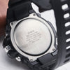 CASIOWaterproof Sports Mens Black Analog