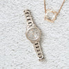 CASIOSHEEN Solar Powered Waterproof Quartz Sapphire Crystal White Analog