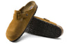 BirkenstockBoston Soft Footbed Suede Leather Narrow Fit 'Mink'