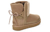 UGG(WMNS)  Classic Leopard Lined Bow 'Brown'