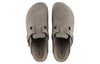 BirkenstockBoston Soft Footbed Regular 'Suede Stone Coin'