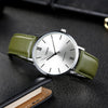 CASIOMen's DRESS Quartz Green Strap Mens Green Analog