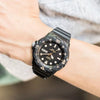 CASIOSports Waterproof Shockproof Mens Black Analog